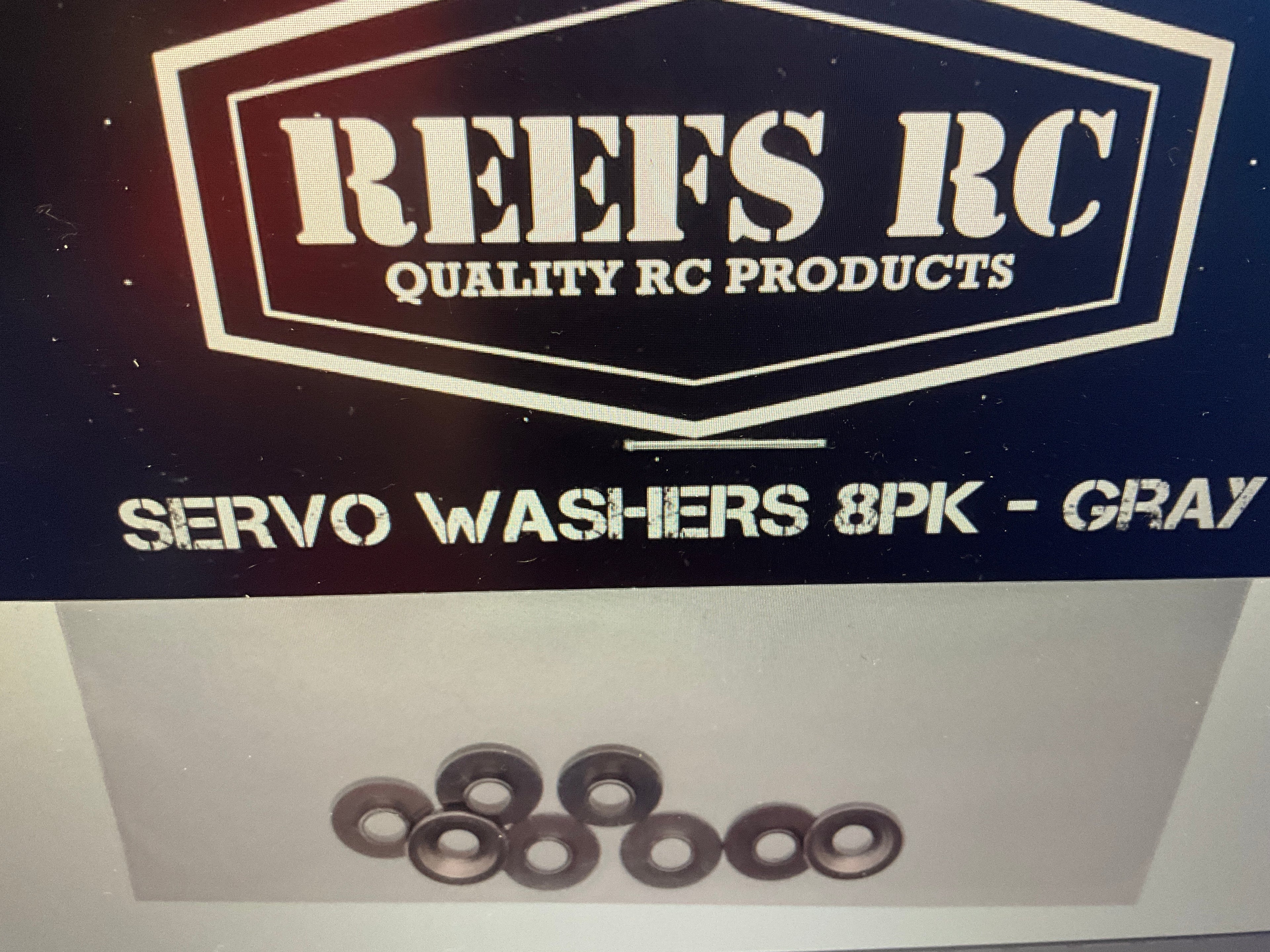 Reefs RC Aluminum Countersunk Servo Washers (8)