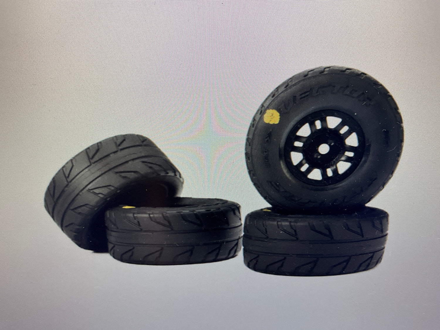 Pro-Line Racing 1/16 Vector Front/Rear Tires MTD 12mm Black Split Six (4): MOJAVE GROM