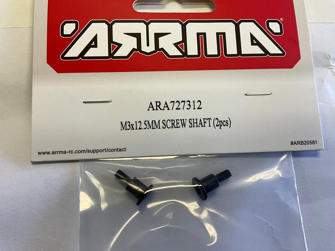 ARRMA M3x12.5mm Screw Shaft (2)