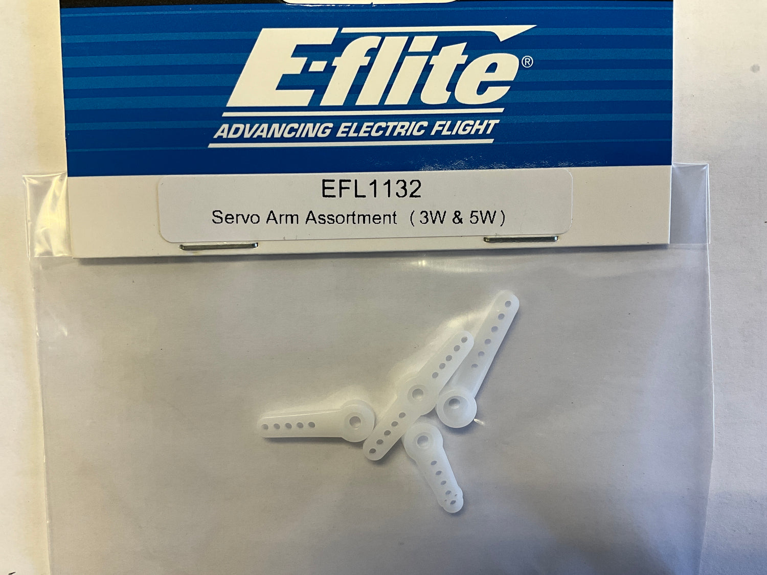 E-Flite Servo Arm Assortment, 3W &amp; 5W