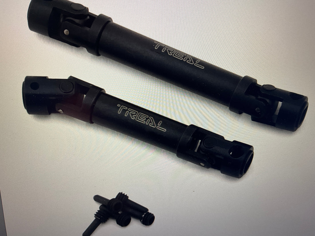 Treal Hobby Redcat Ascent18 Heavy Duty Hardened Steel Center Driveshafts Set