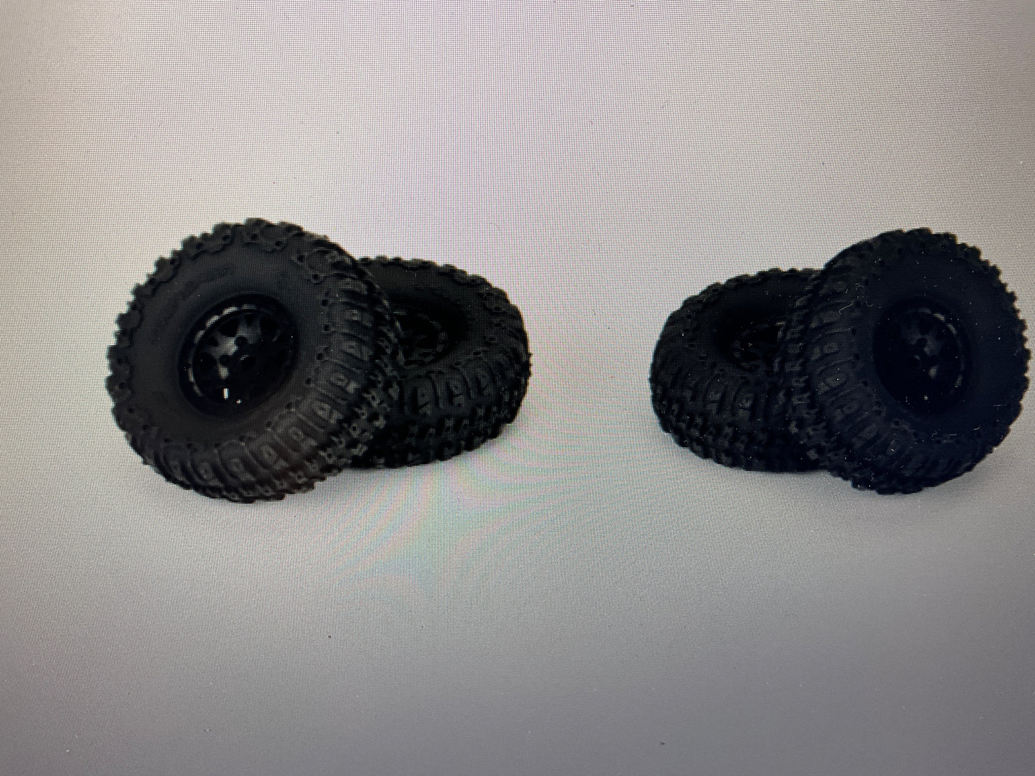PROLINE 1/24 Trencher F/R 1.0&quot; Tires Mounted 7mm Black Impulse (4): SCX24