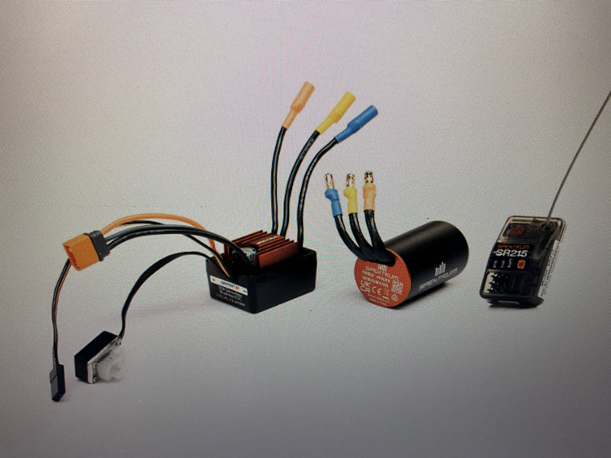 Spektrum Firma Brushless Motor / ESC / Receiver Combo, 4500Kv: NASCAR