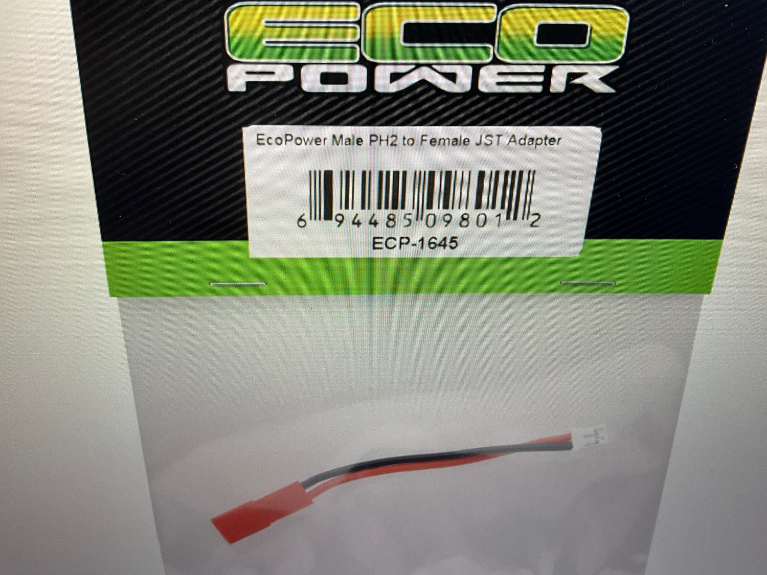 EcoPower PH2 to JST Battery Adapter (Male PH2/Female JST)