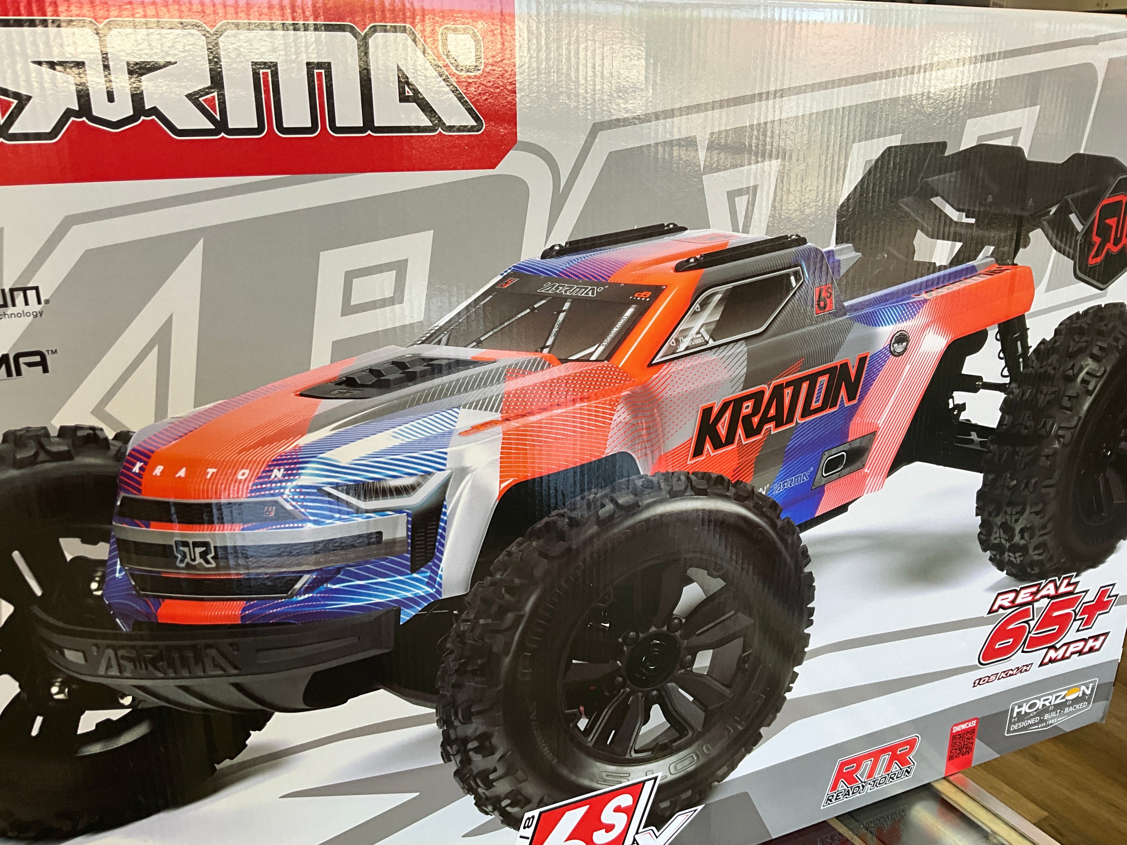 ARRMA 1/8 KRATON 6S 4X4 RTR Brushless Speed Truck, Orange