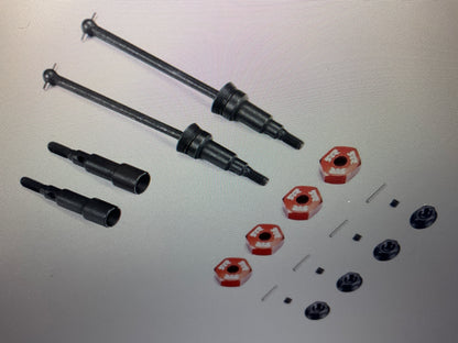 ARRMA Metal Axle &amp; Hex Set: GROM Typhon/Granite