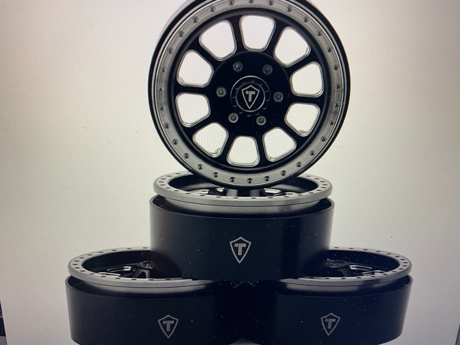 Treal Hobby Type V2 1.9&quot; Beadlock Wheels (4)