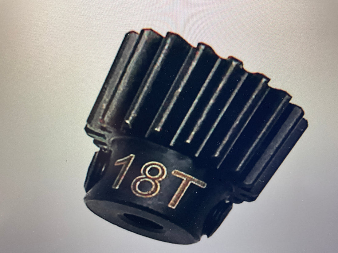 Hot Racing Mod 0.5 Hardened Steel Pinion Gear (2.3mm Bore) (18T)