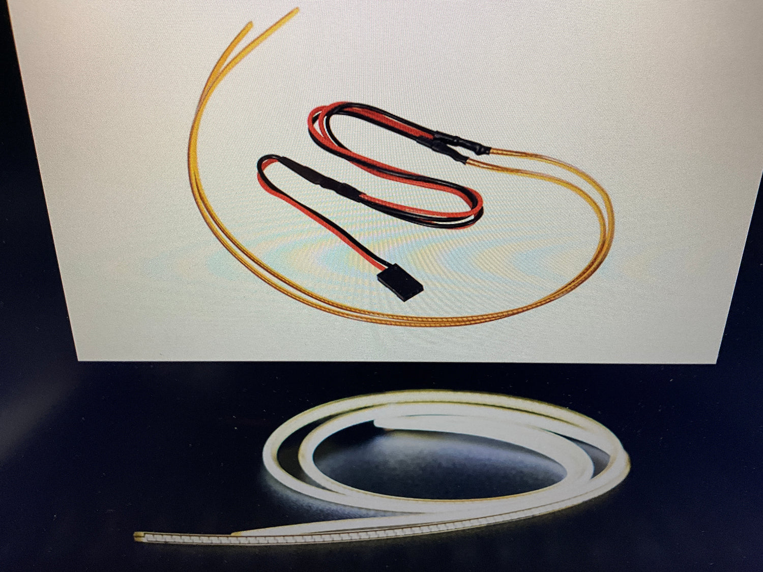 INJORA Flexible Cuttable LED Strip Lights for RC Cars