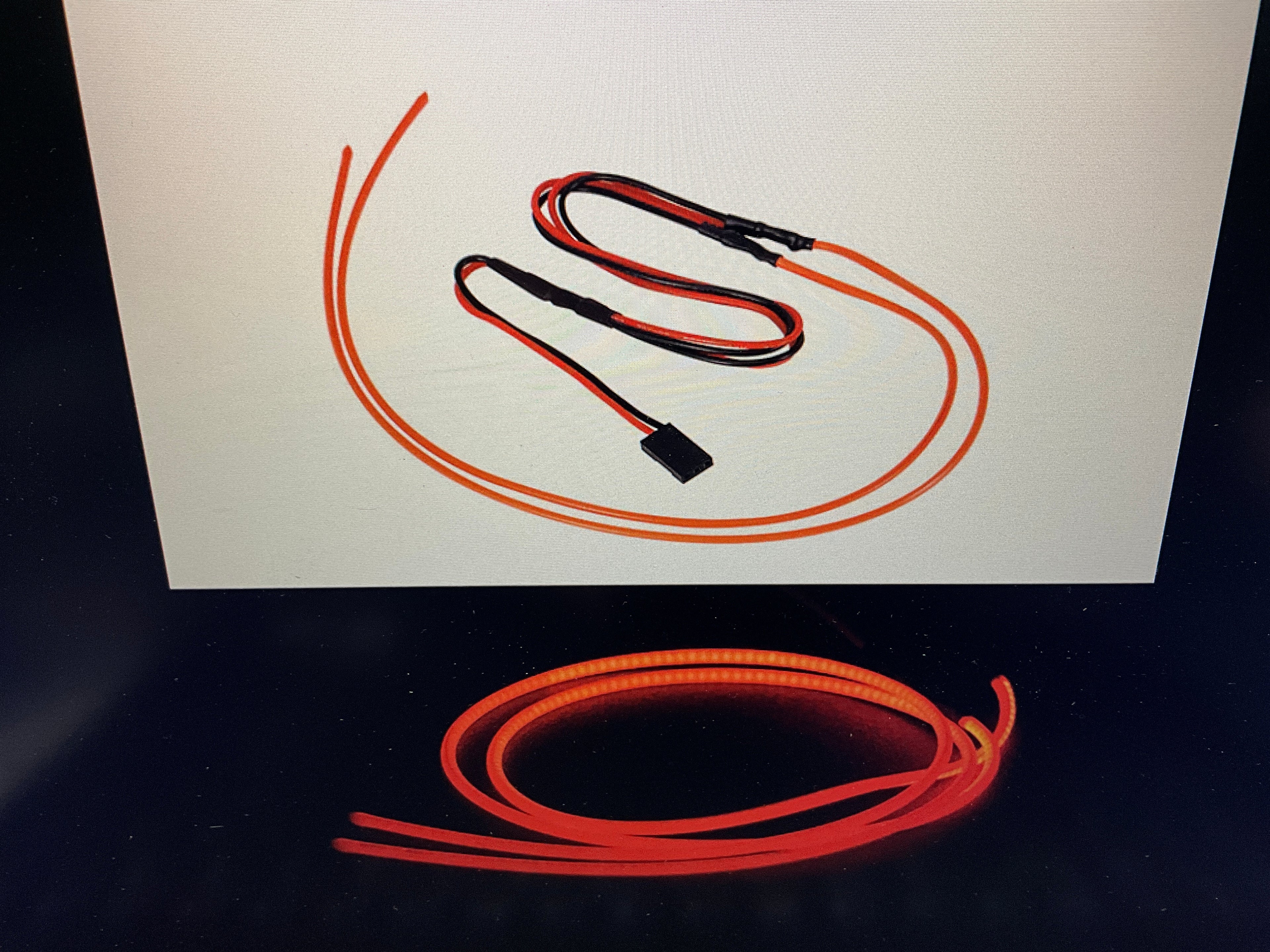INJORA Flexible Cuttable LED Strip Lights for RC Cars