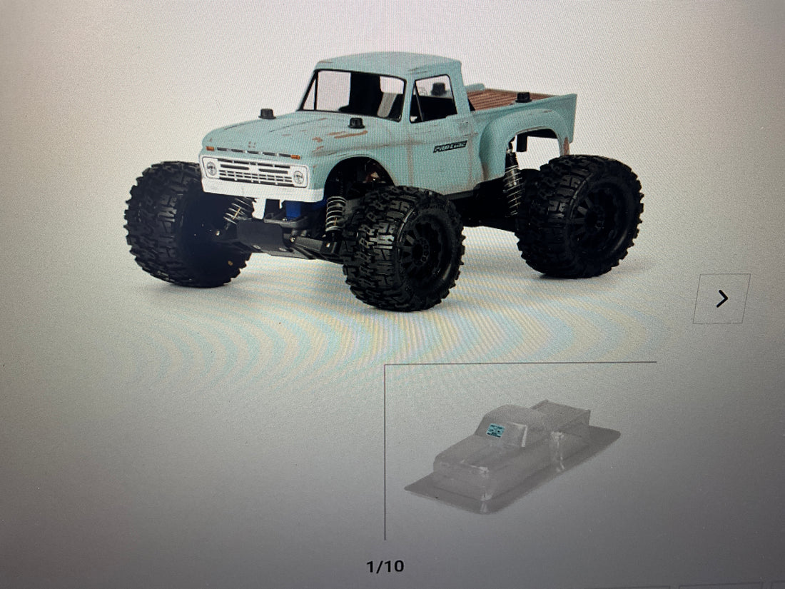 PROLINE 1/10 1966 Ford F-100 CLEAR Body: Stampede