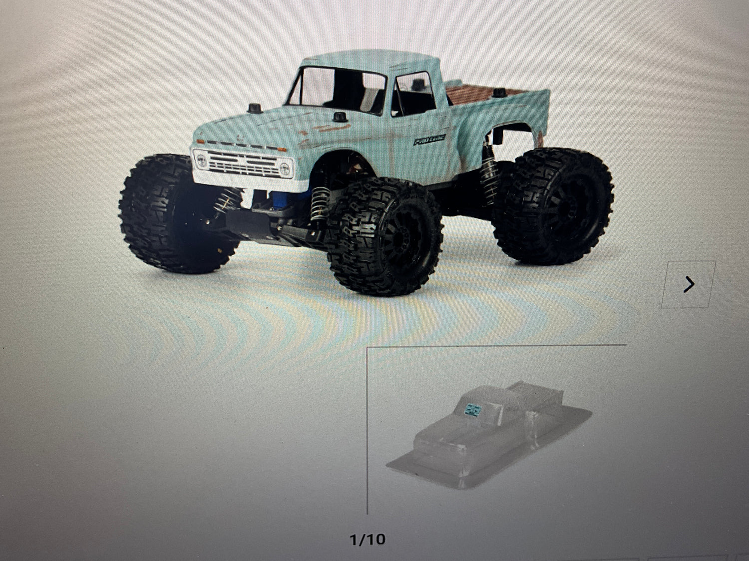 PROLINE 1/10 1966 Ford F-100 CLEAR Body: Stampede