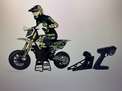 LOSI 1/4 Promoto-SM FXR Supermoto Motorcycle RTR Basic, White
