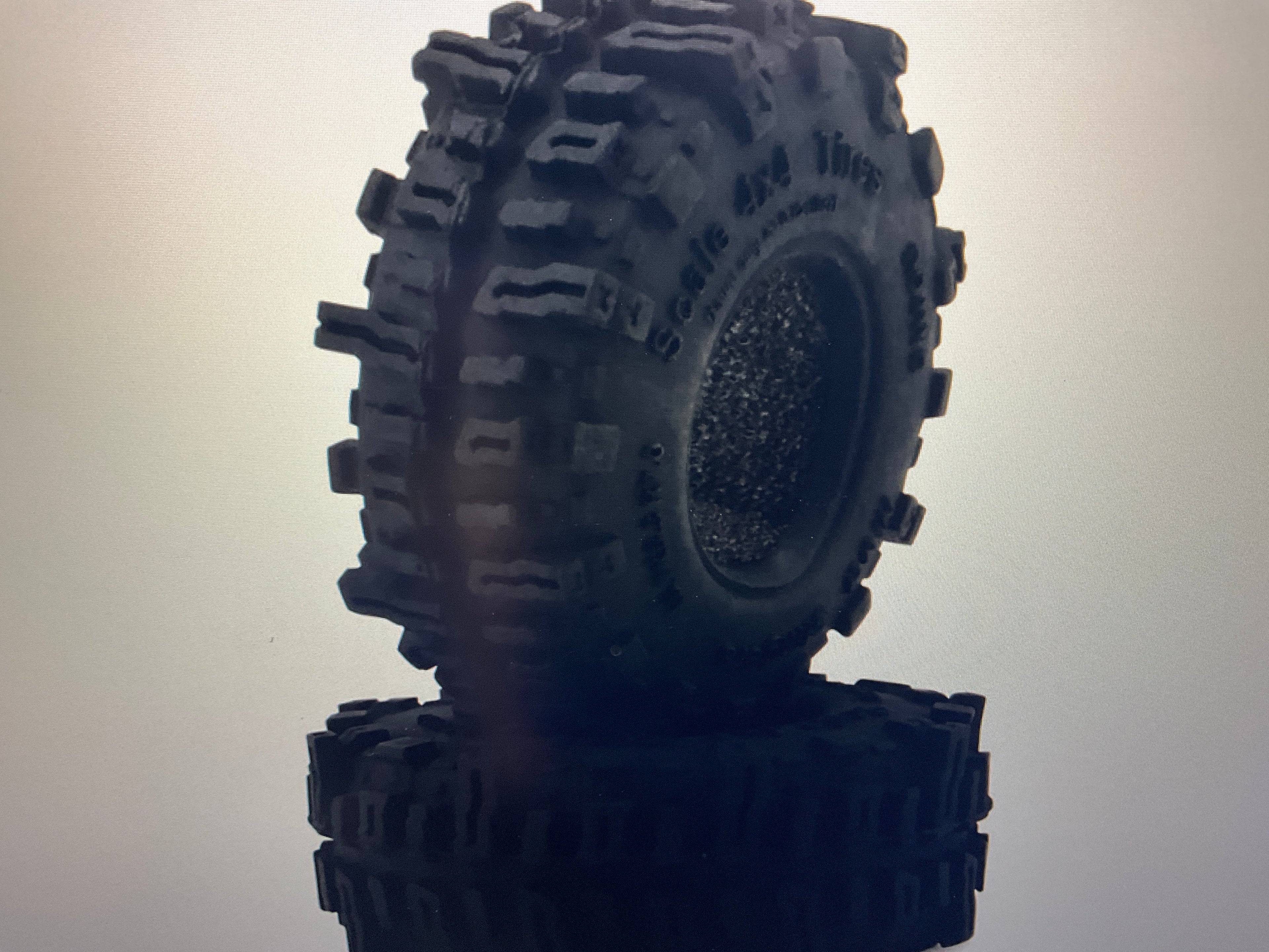 RC4WD Mud Slingers 0.7" Micro 1/30 Scale Crawler Tires (2) (OD 40mm) (X2S3)