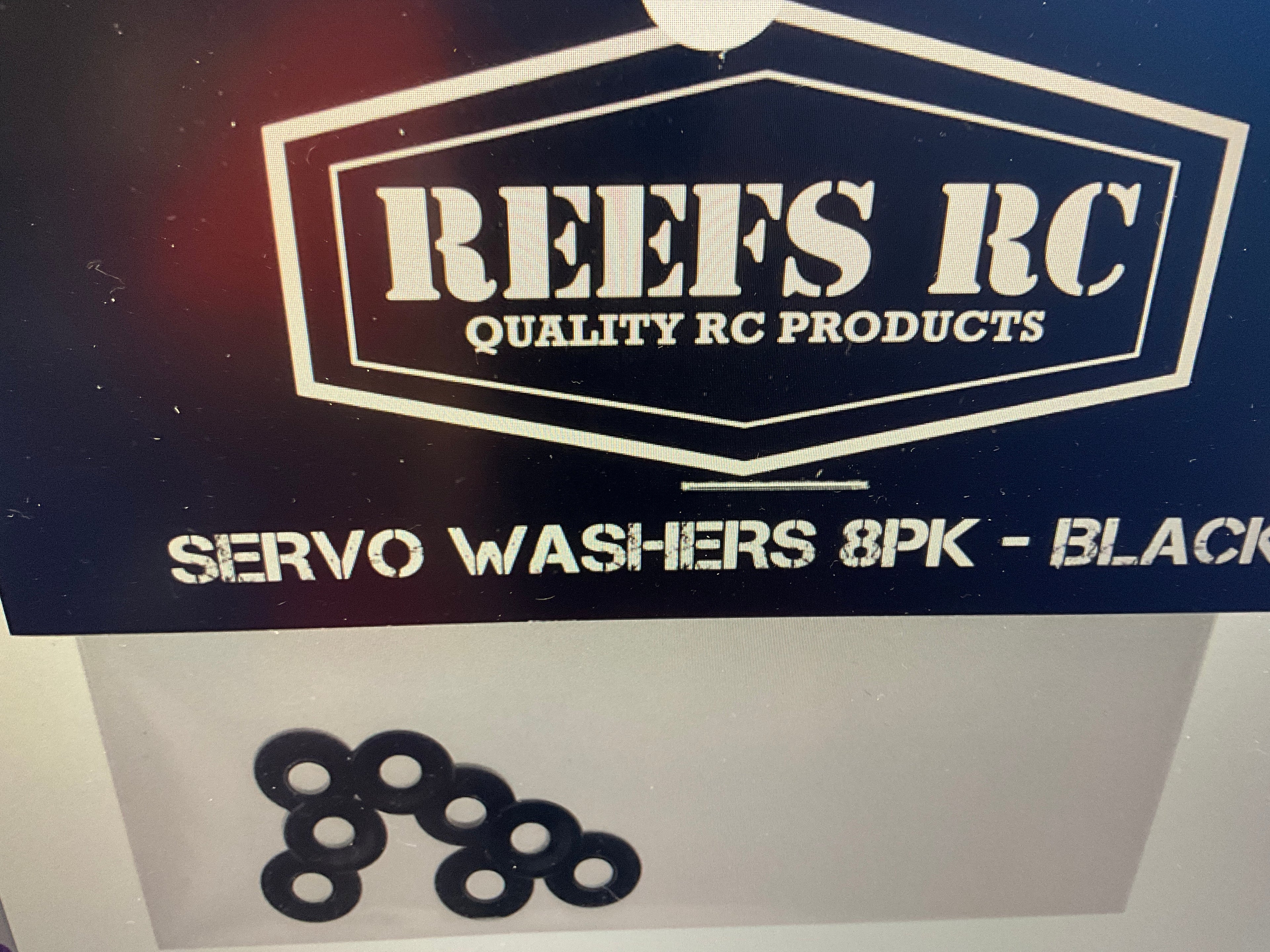 Reefs RC Aluminum Countersunk Servo Washers (8)