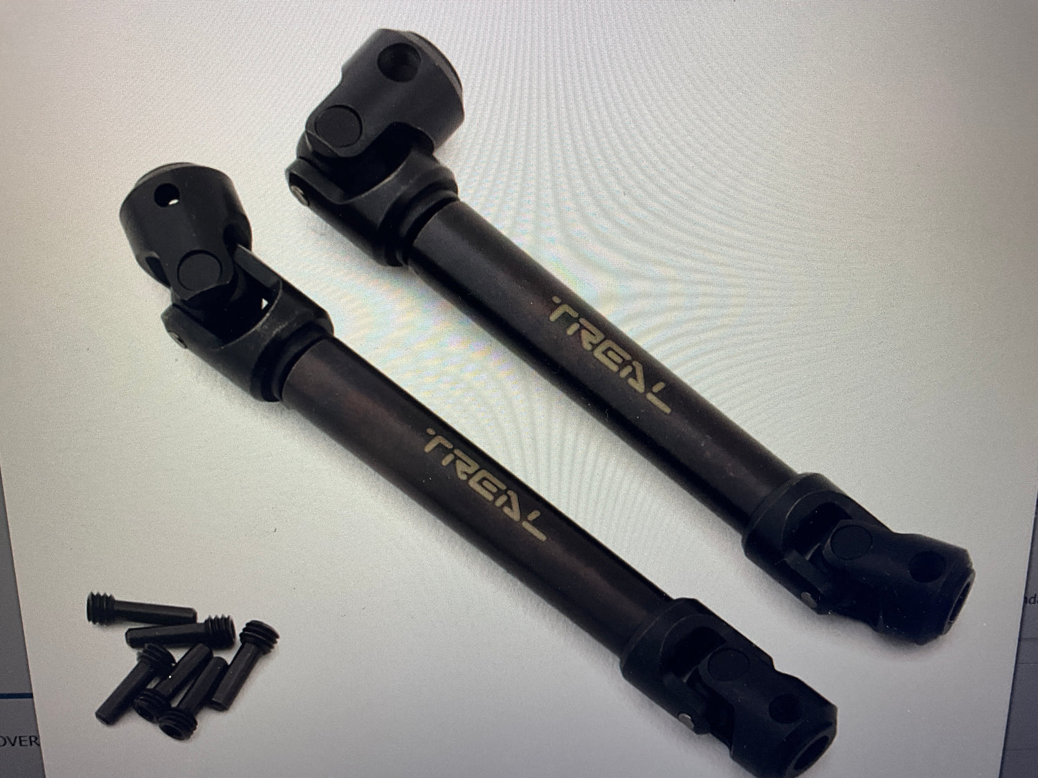 Treal Hobby Axial SCX10 III/Capra Hardened Steel Driveshafts (2) (91-125mm)