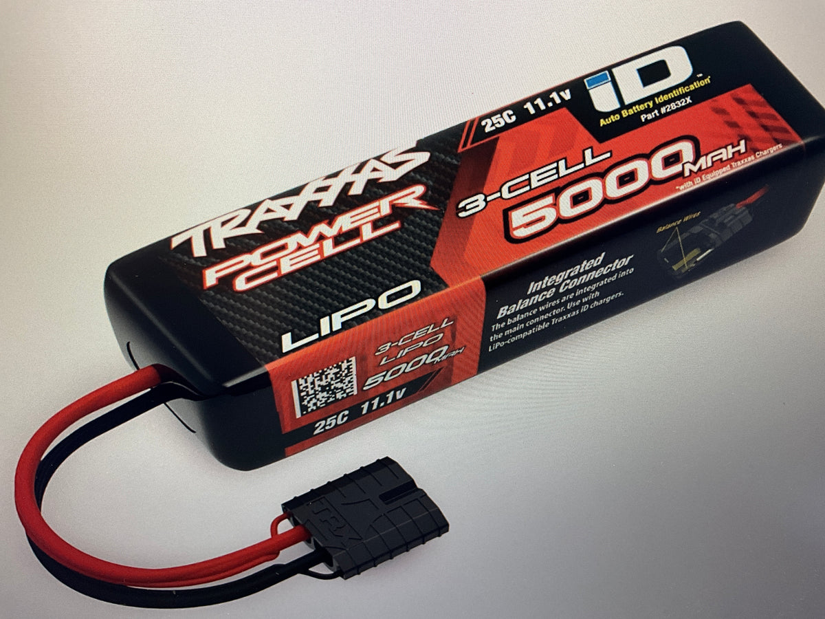 5000 mAh 11.1 Volt 3-Cell LiPo Battery
