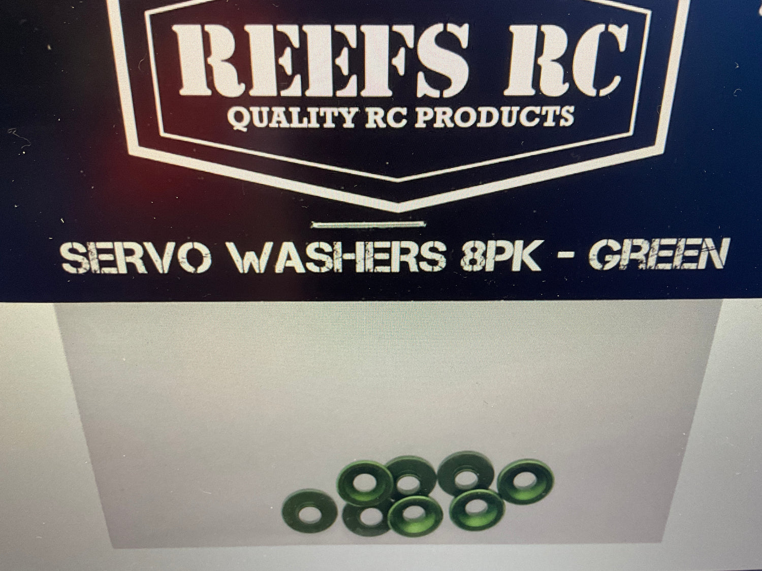 Reefs RC Aluminum Countersunk Servo Washers (8)