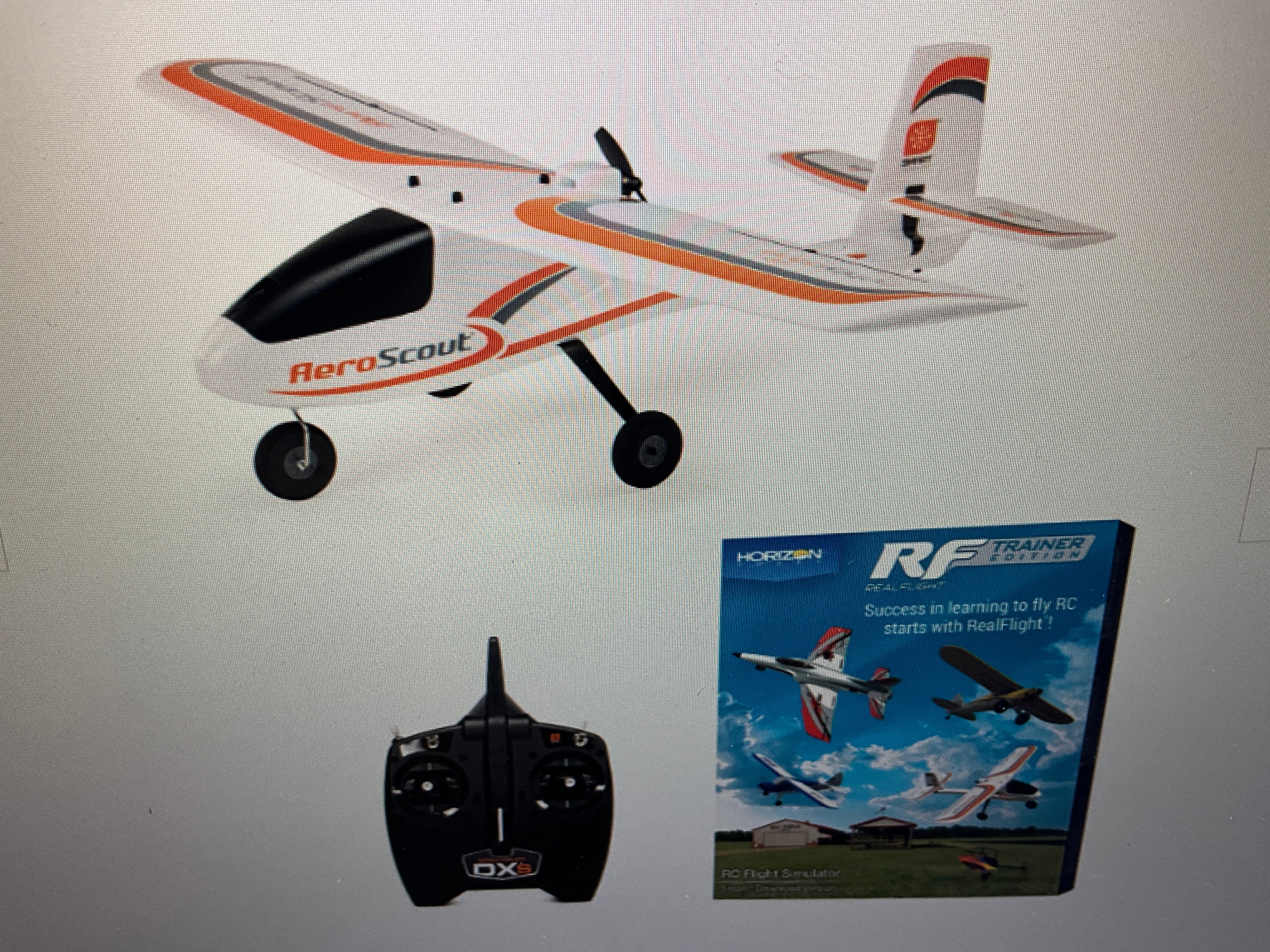 HobbyZone AeroScout S 2 1.1m RTF Basic with SAFE and RealFlight