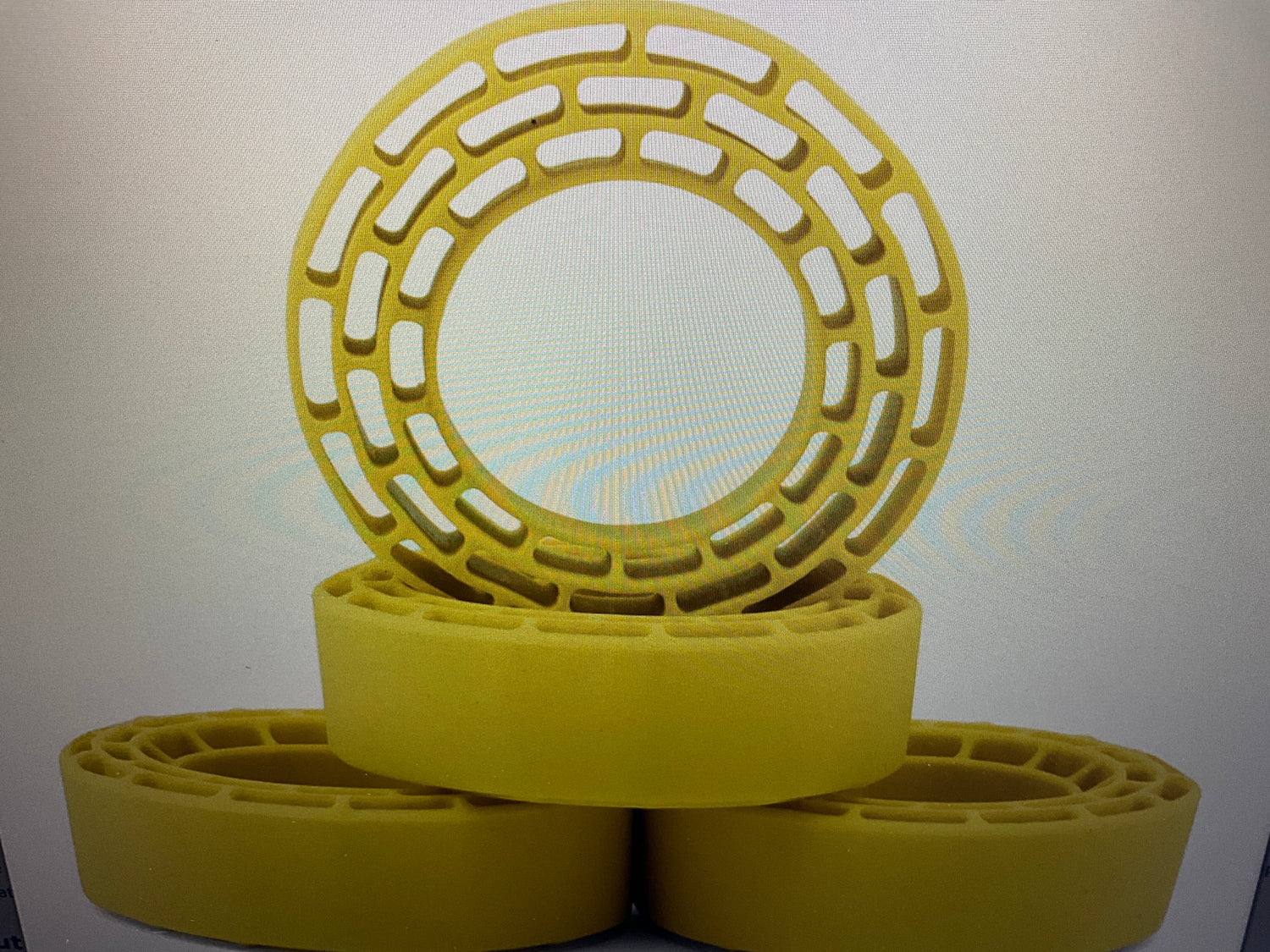 Injora 1.3" Cling On Micro Rock Crawler Tires Combo (4) (70mm OD) (S5) w/Super Soft Silicone Rubber Inserts