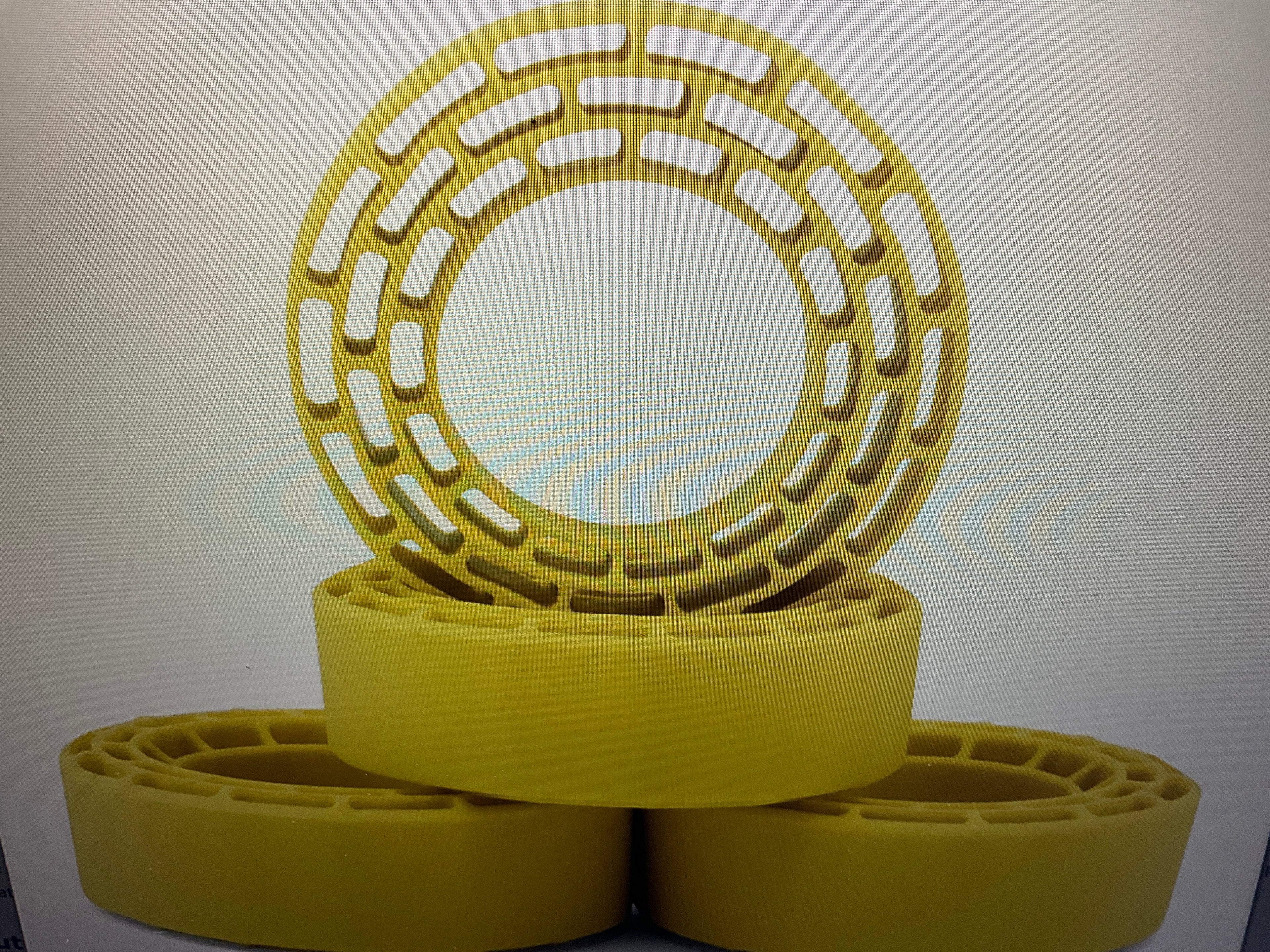 Injora 1.3" Cling On Micro Rock Crawler Tires Combo (4) (70mm OD) (S5) w/Super Soft Silicone Rubber Inserts