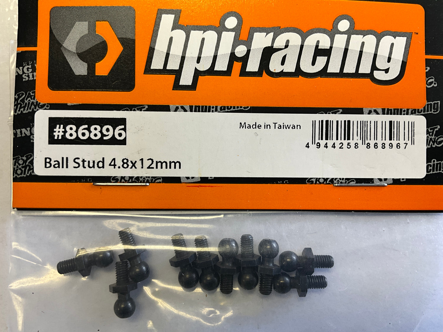 HPI Ball Stud, 4.8X12mm, (10pcs), Sport 3, RS4, Jumpshot, Savage, WR8