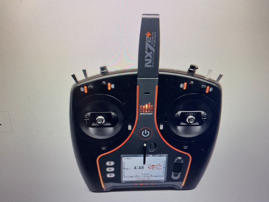 SPEKTRUM NX7e+ 14-Channel DSMX Transmitter Only, Black Edition