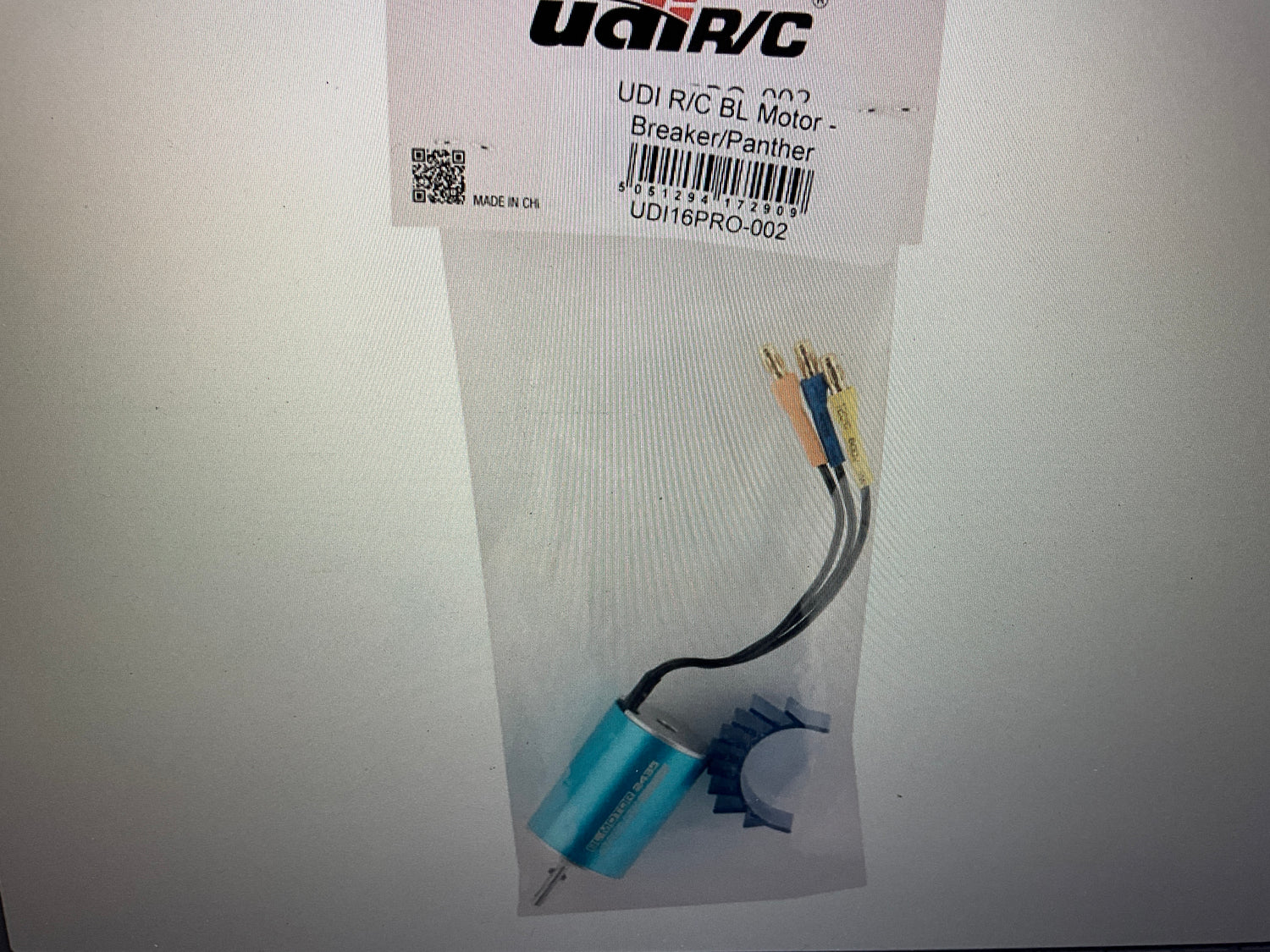 UDI RC 1/16 Brushless Motor w/ Heat Sink