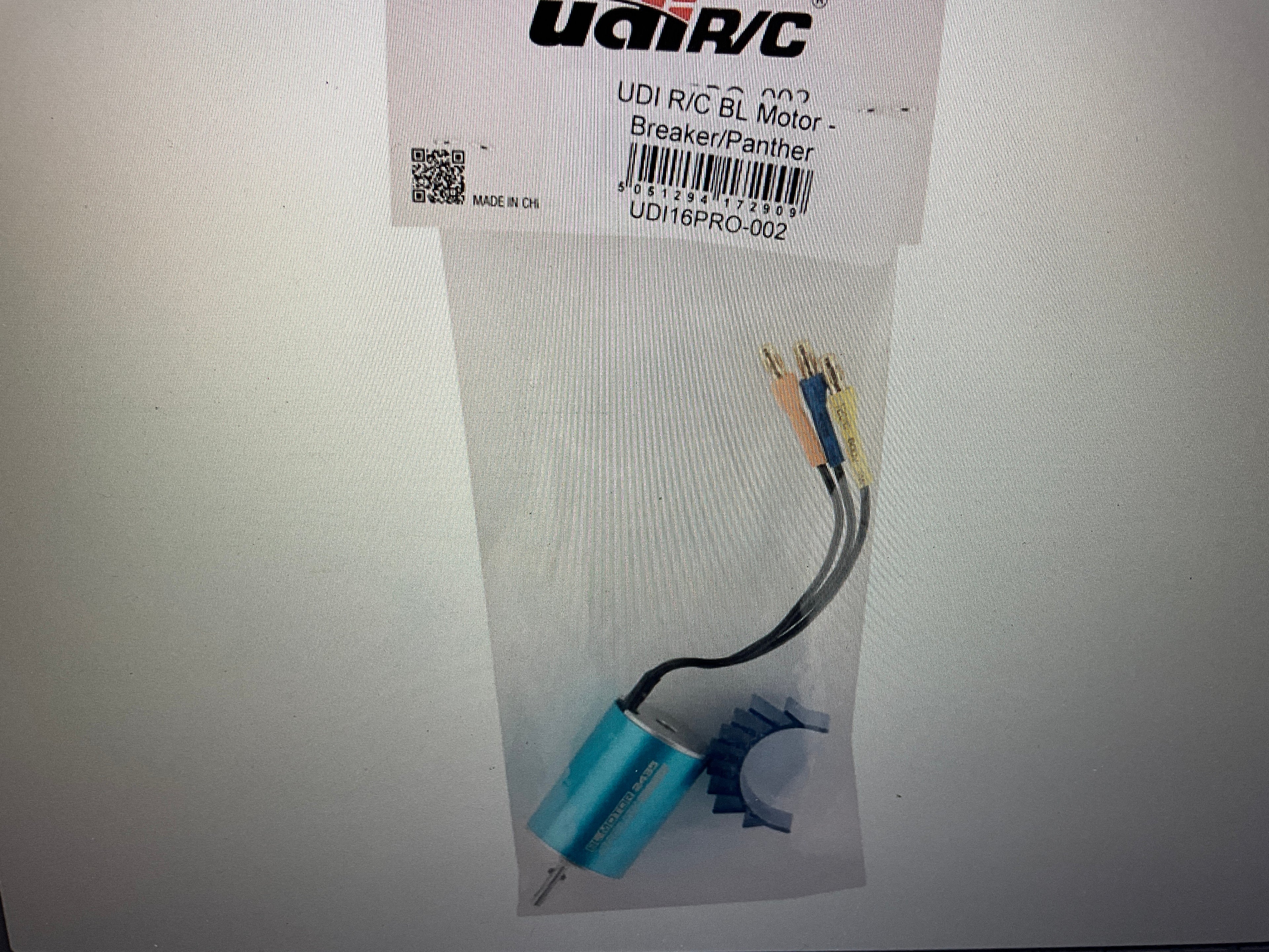 UDI RC 1/16 Brushless Motor w/ Heat Sink