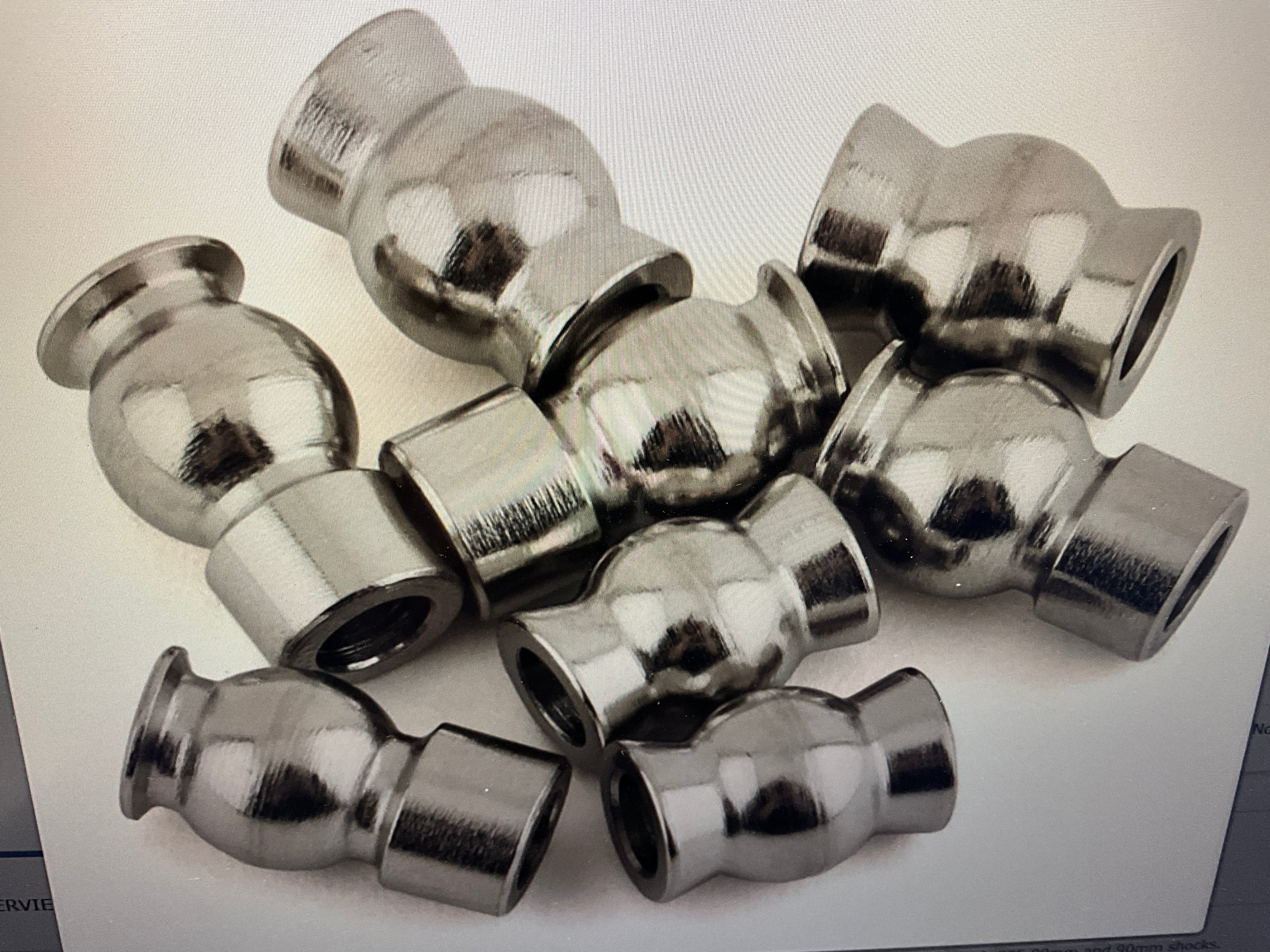 Incision S8E Upper &amp; Lower Shock Pivot Ball Set (8)