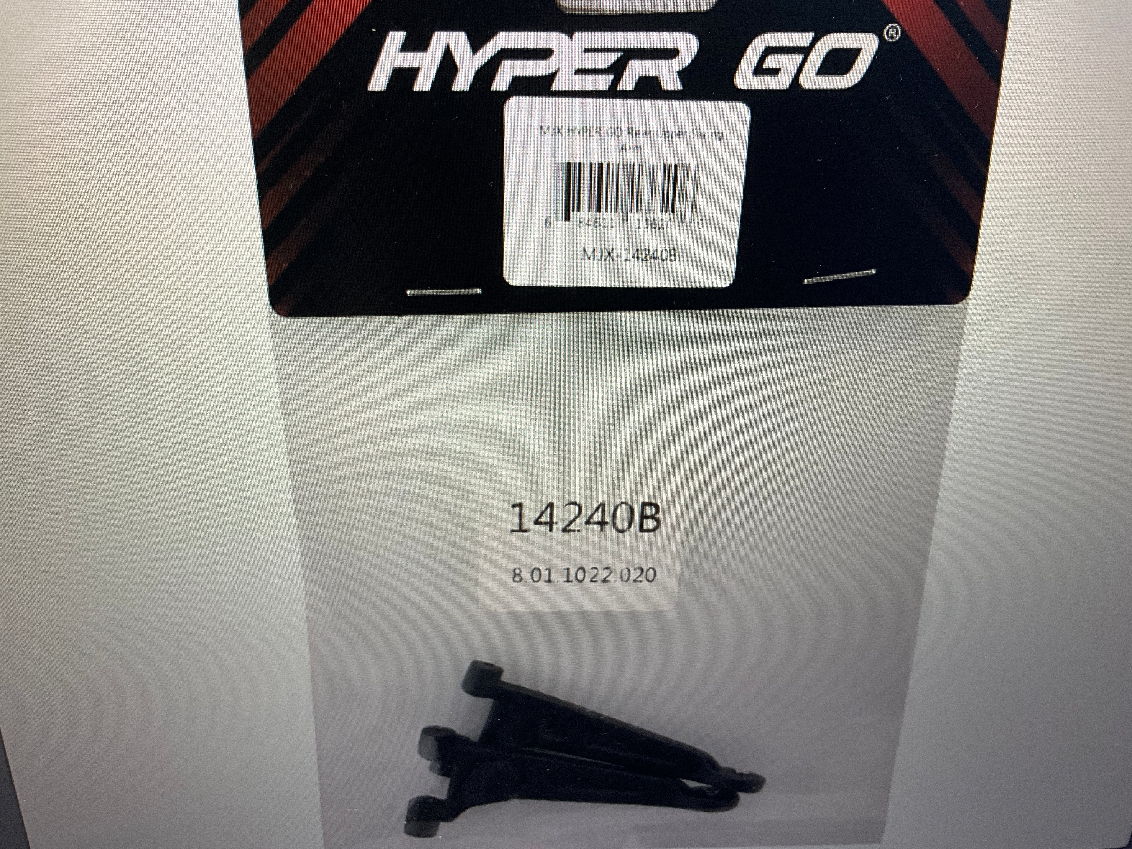 MJX HYPER GO 14209/14210 Rear Upper Swing Arm (2)