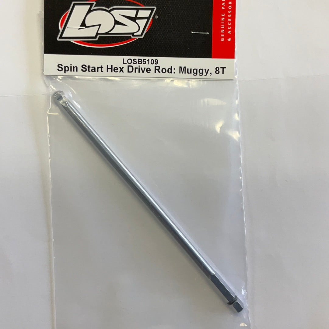 LOSI Spin Start Hex Drive Rod: Muggy