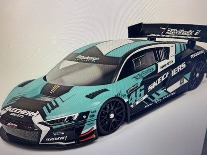 Bittydesign AR8-GT3 1/10 GT Touring Car Body (Clear) (190mm)