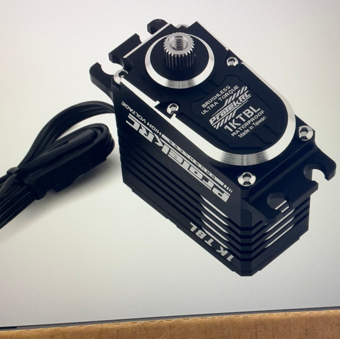 ProTek RC 1KTBL Black Label Ultra High Torque Brushless Waterproof Crawler Servo (High Voltage/Metal Case) (Digital)