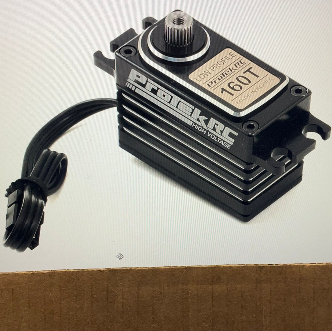 ProTek RC 160T Low Profile High Torque Metal Gear Servo High Voltage/Metal Case