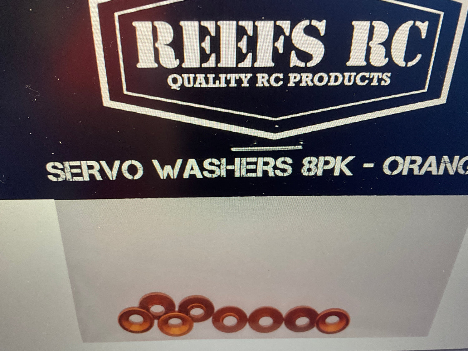 Reefs RC Aluminum Countersunk Servo Washers (8)