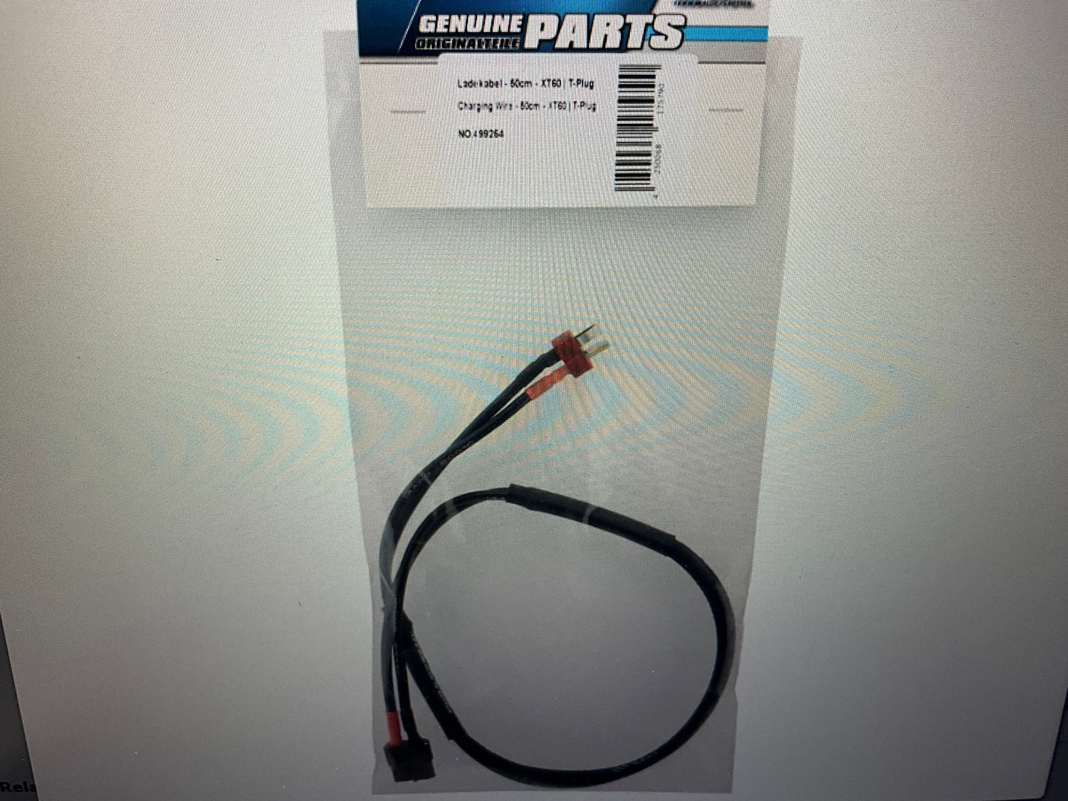LRP Universal Charging Lead (500mm) (Female XT60 to Male T-Style)
