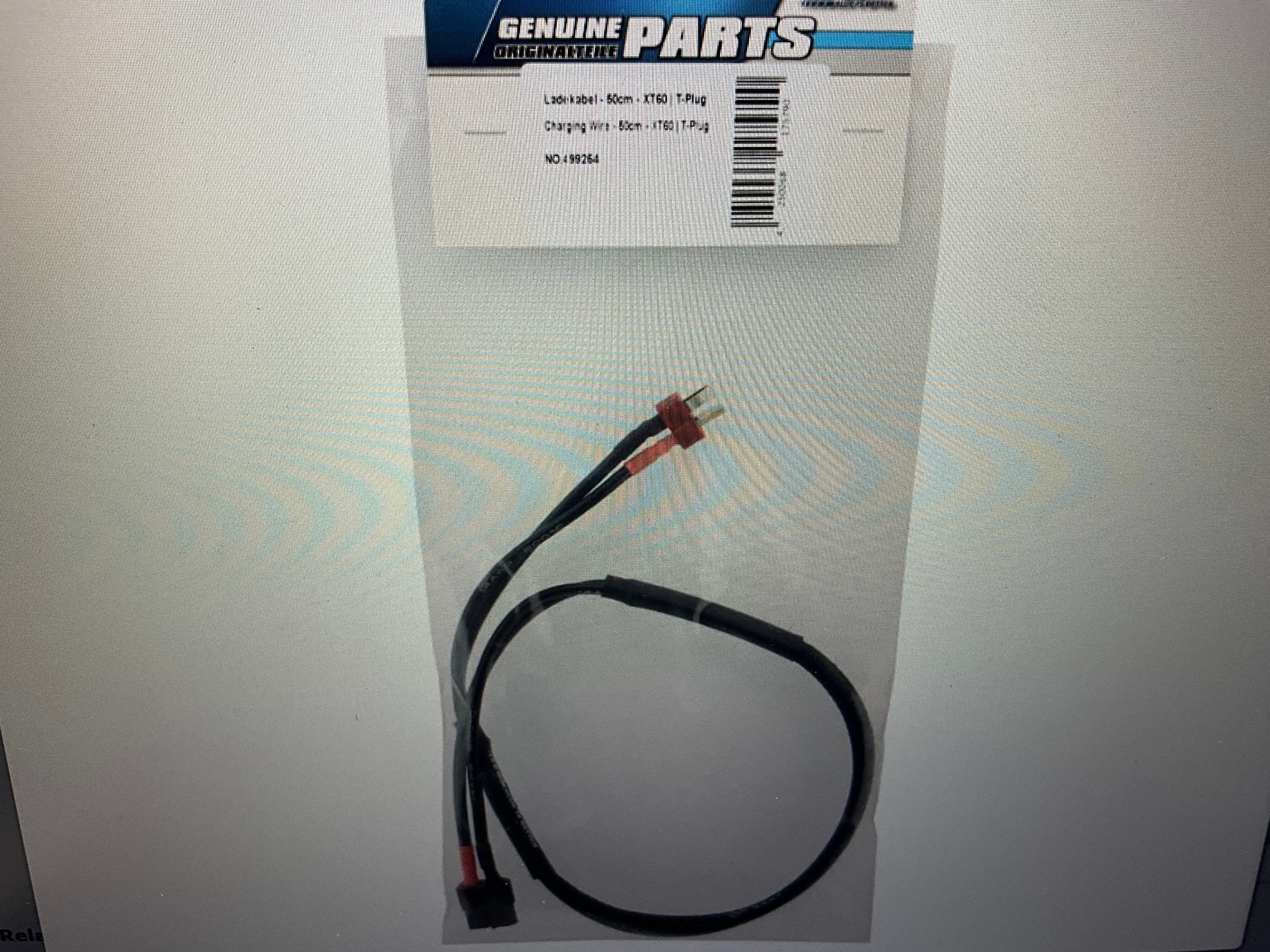 LRP Universal Charging Lead (500mm) (Female XT60 to Male T-Style)