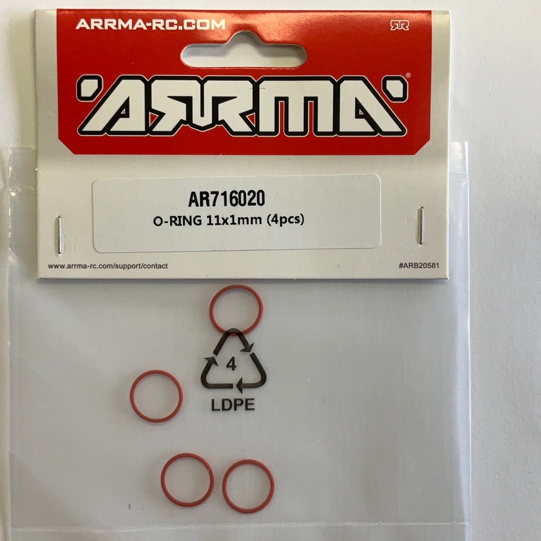 ARRMA O-Ring 11x1mm (4)