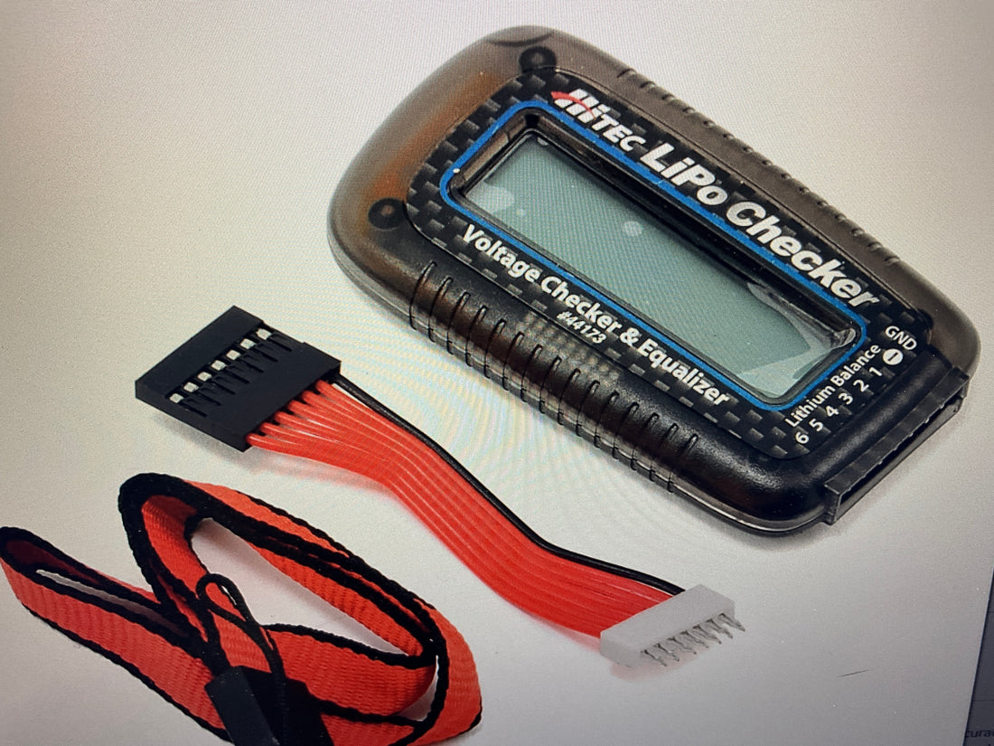 Hitec LiPo Battery Voltage Checker &amp; Equalizer