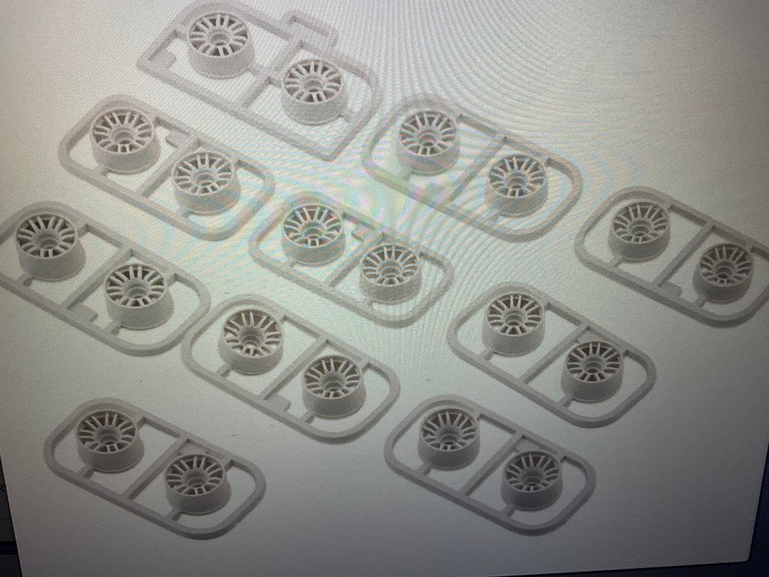 Kyosho Mini-Z RWD Multi Spoke 8.5mm &amp; 11mm Wheel Set (20)