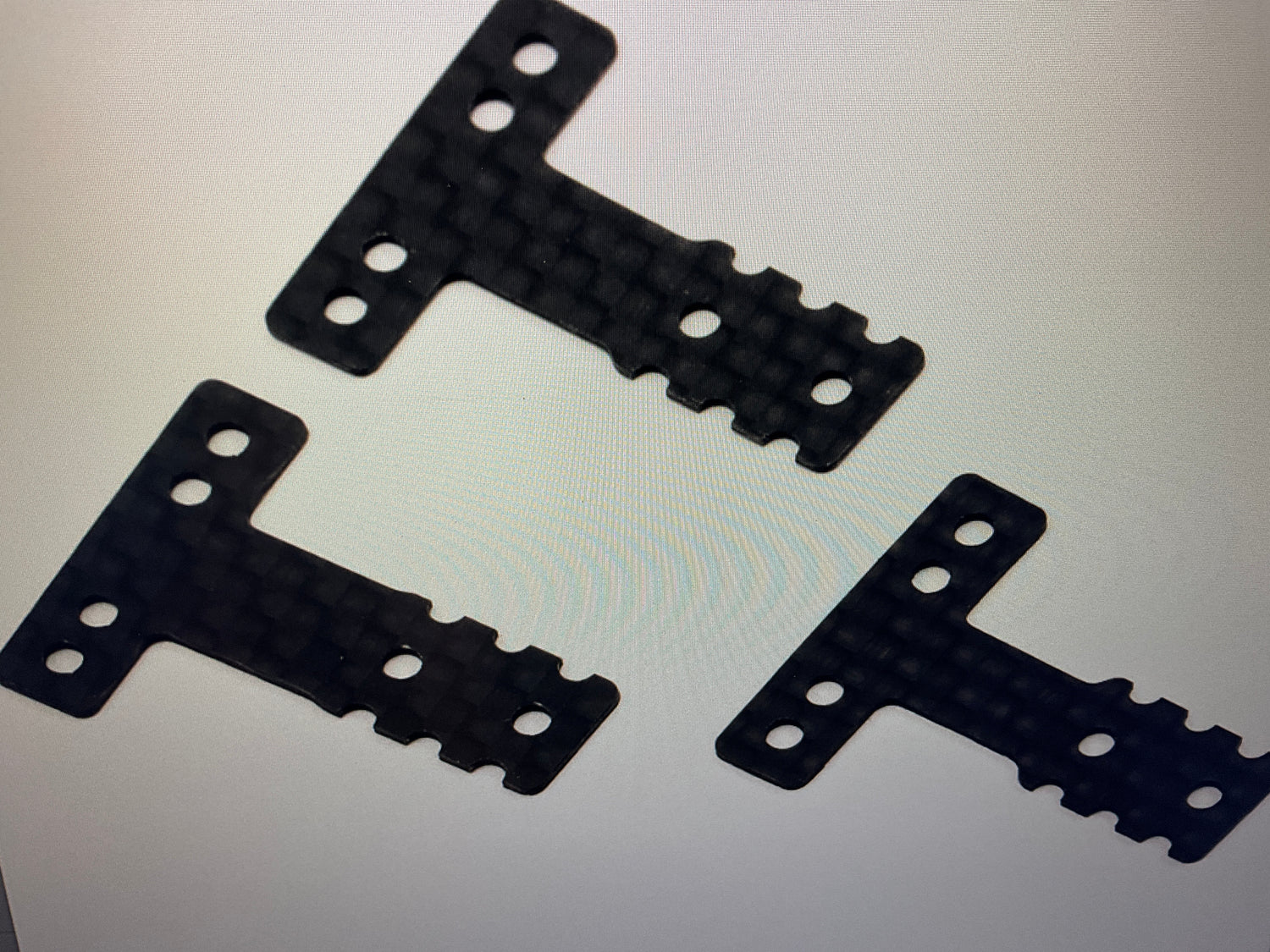 Kyosho MM/LM-Type Carbon Fiber Rear Suspension Plate Set