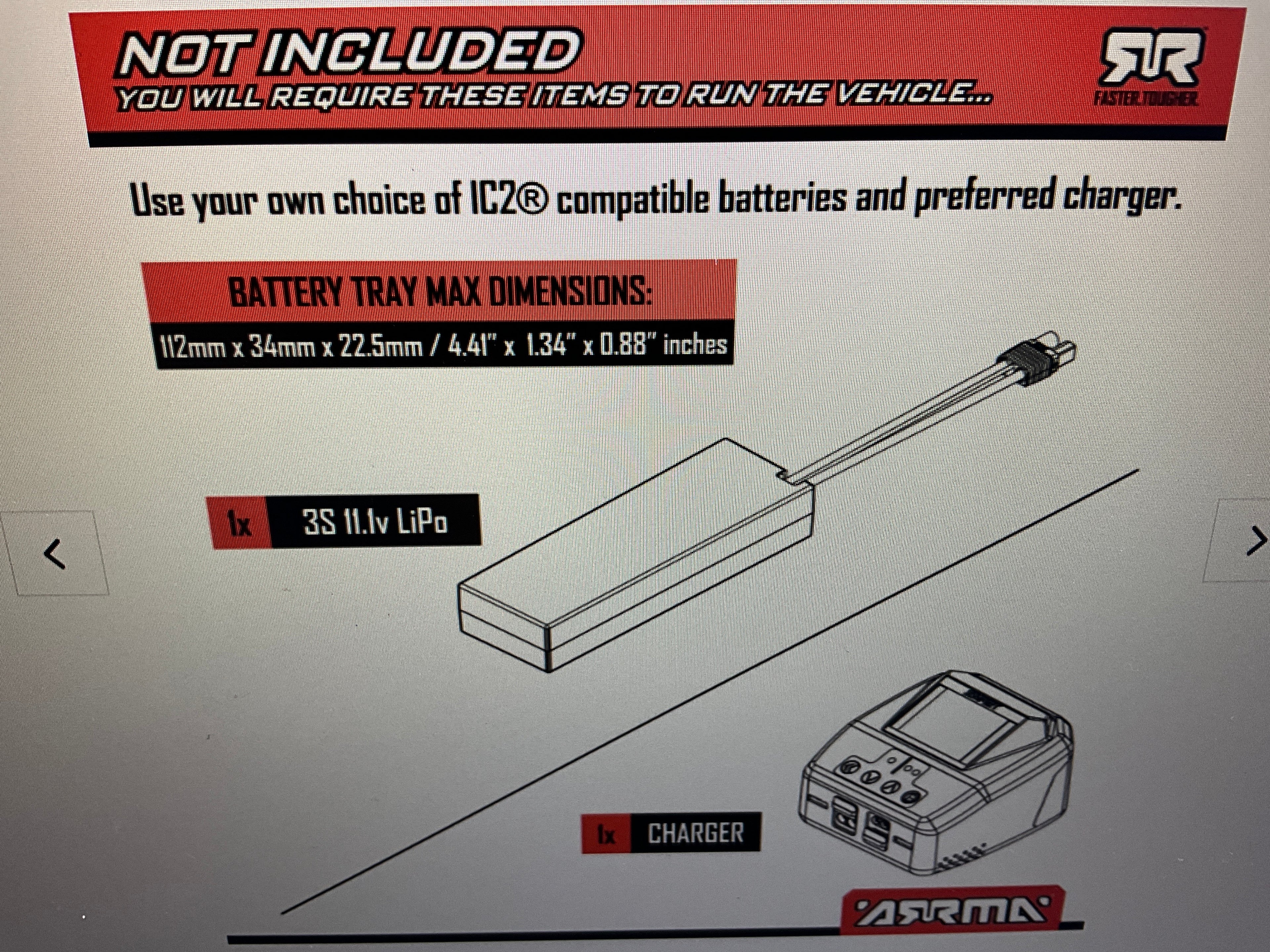 ARRMA 1/16 ARRMA MINI KRATON 3S