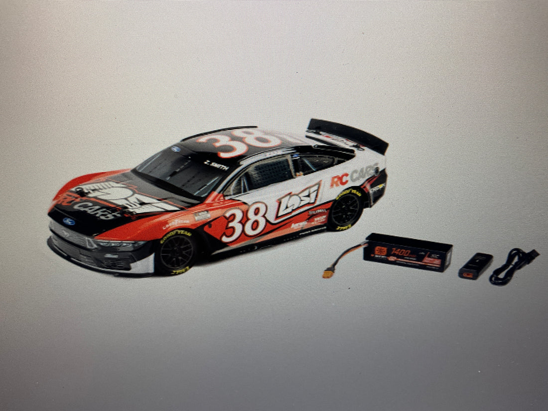 1/12 Losi NASCAR 2026 Zane Smith No. 38 Ford Mustang (Battery &amp; Charger Included)
