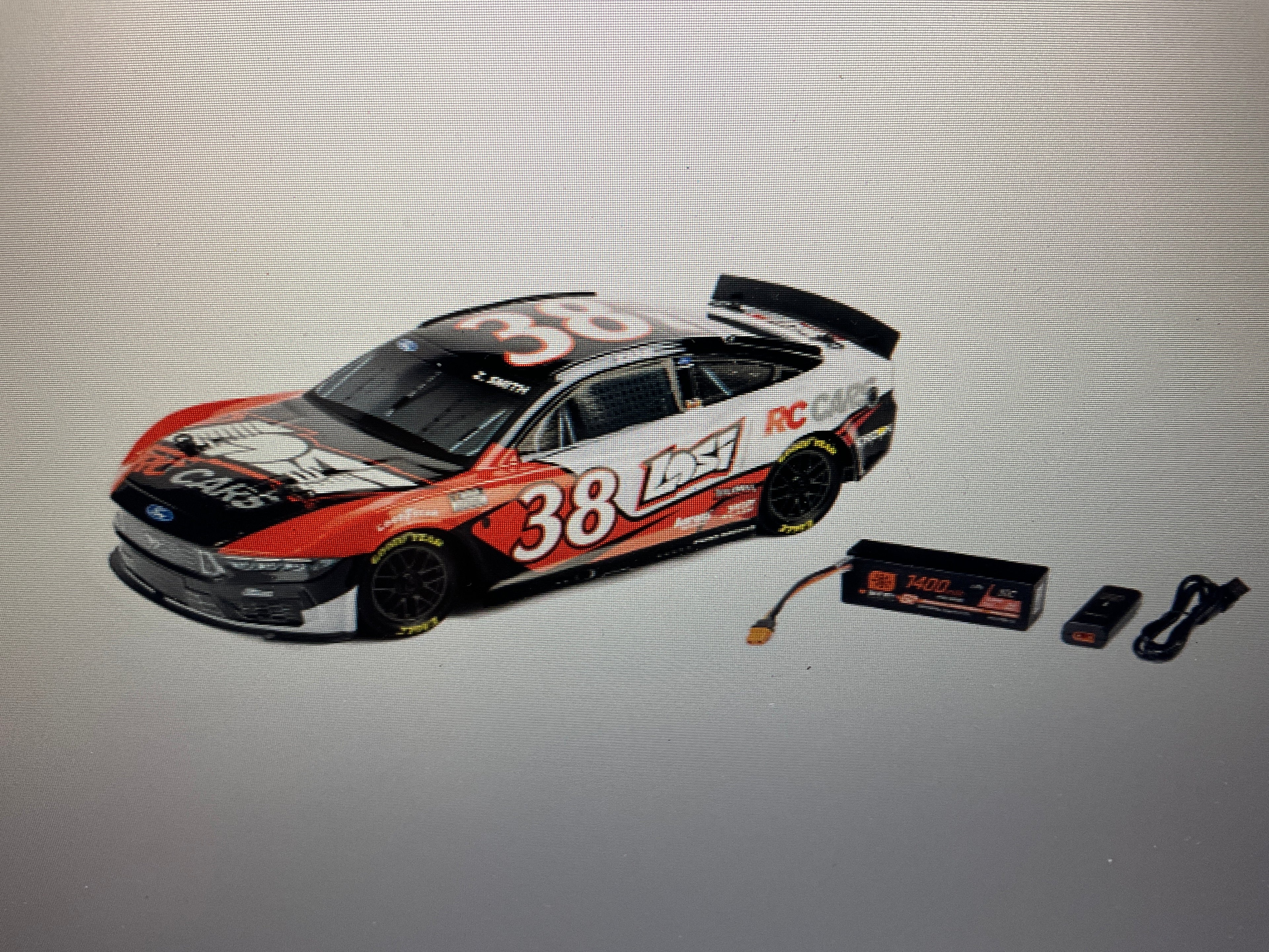 1/12 Losi NASCAR 2026 Zane Smith No. 38 Ford Mustang (Battery &amp; Charger Included)