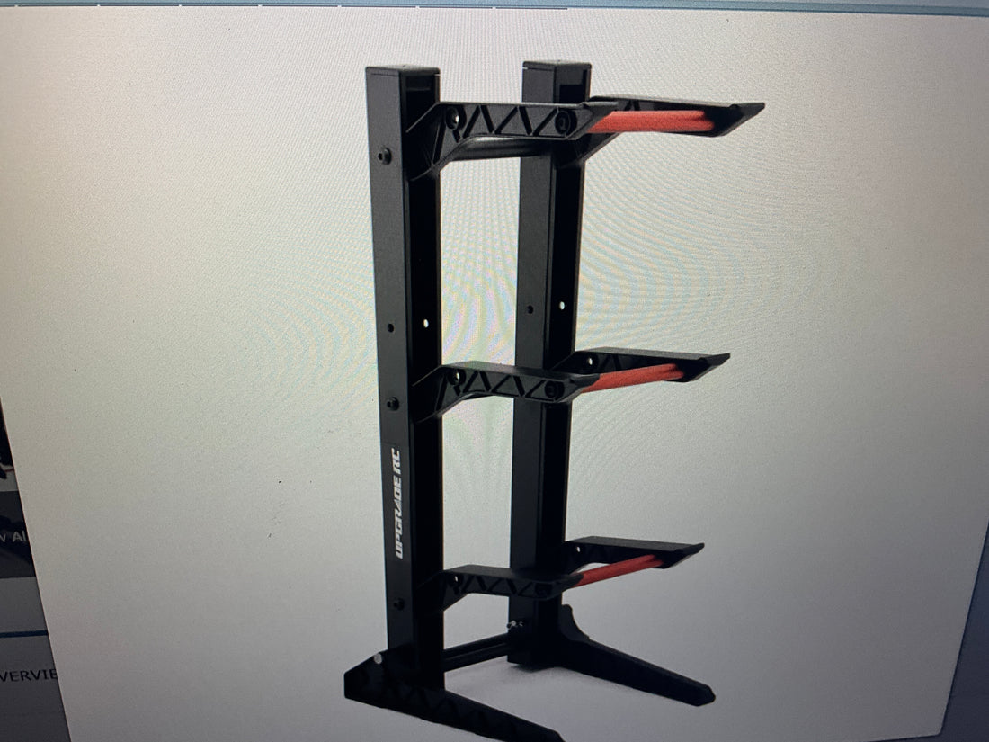 UpGrade RC 3 Layer 1/10 &amp; 1/8 Car Stand (200x240x475mm) W/Carrying Bag