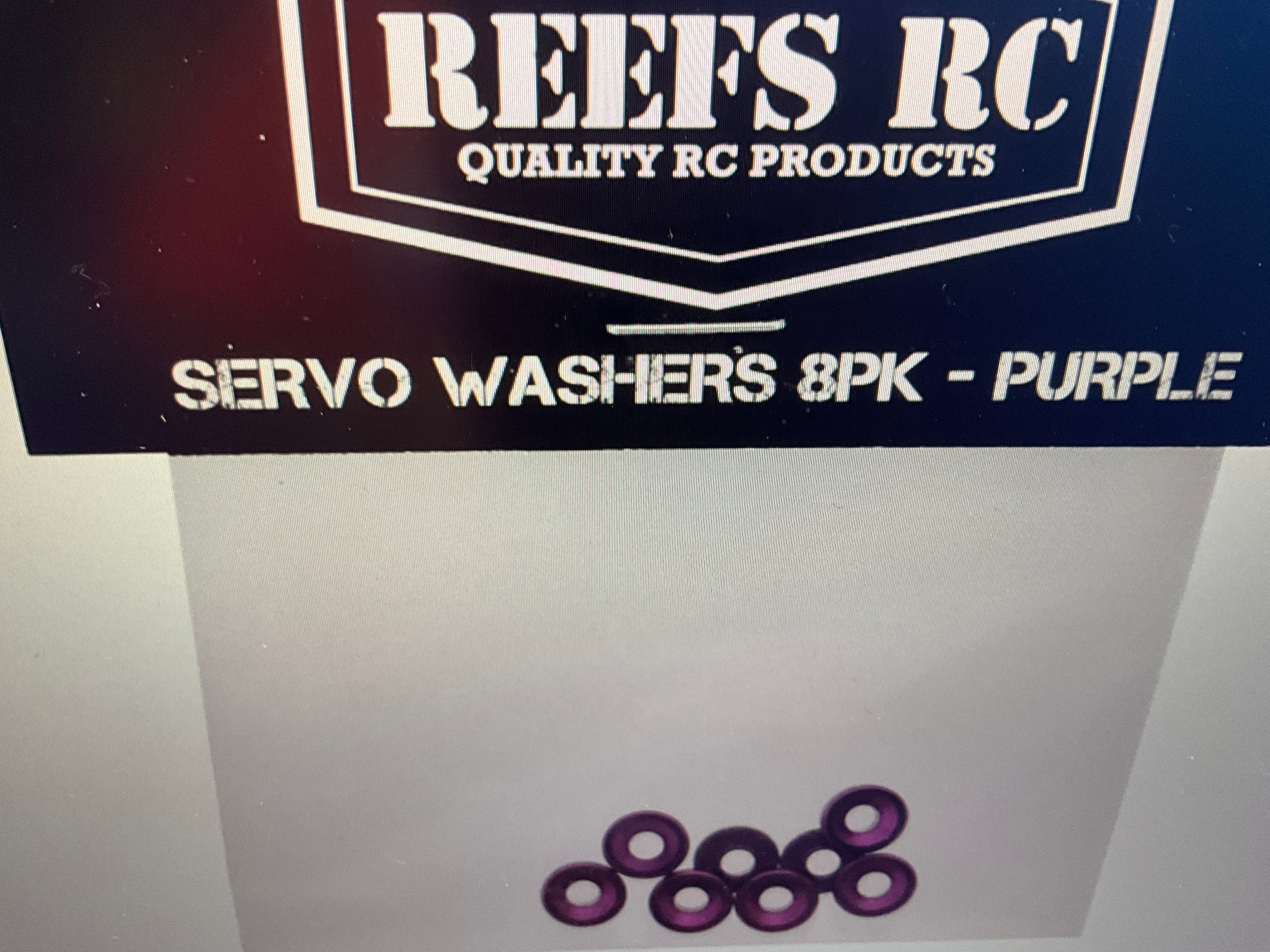 Reefs RC Aluminum Countersunk Servo Washers (8)