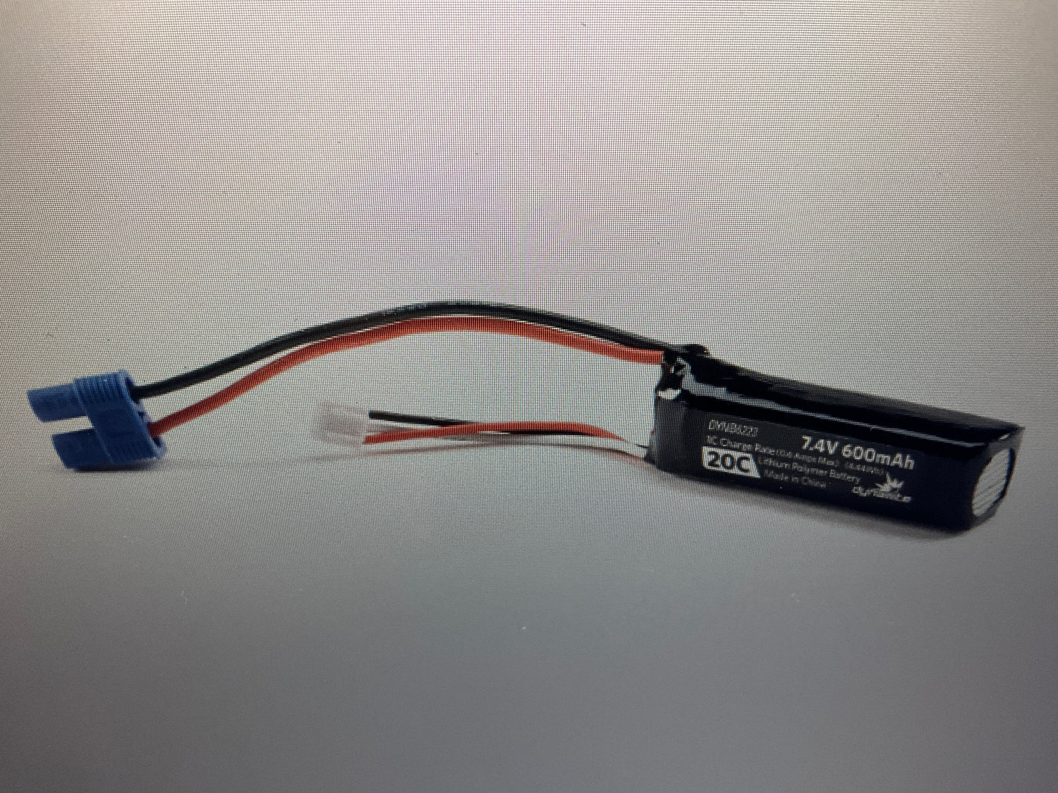 PROBOAT 7.4V 600mAh 2S 20C LiPo Battery: EC3