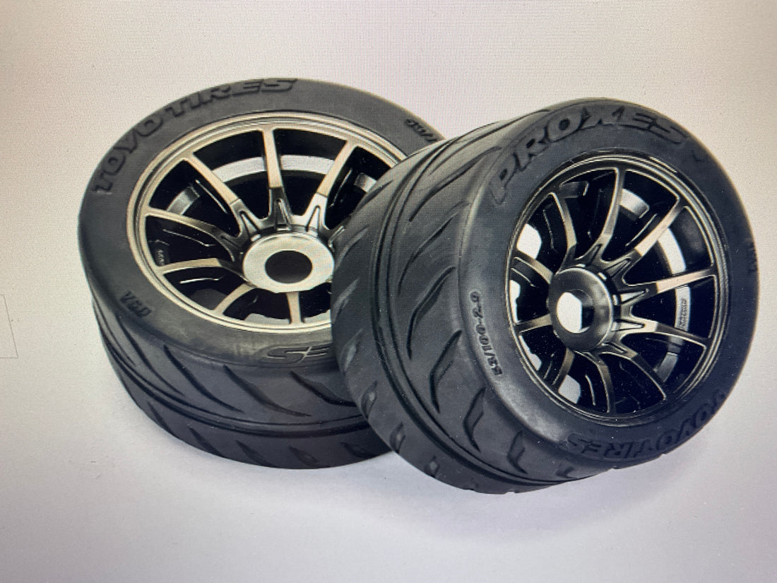 PROLINE 1/7 Toyo Proxes R888R S3 F/R 53/100 2.9" BELTED MTD 17mm Spectre (2)