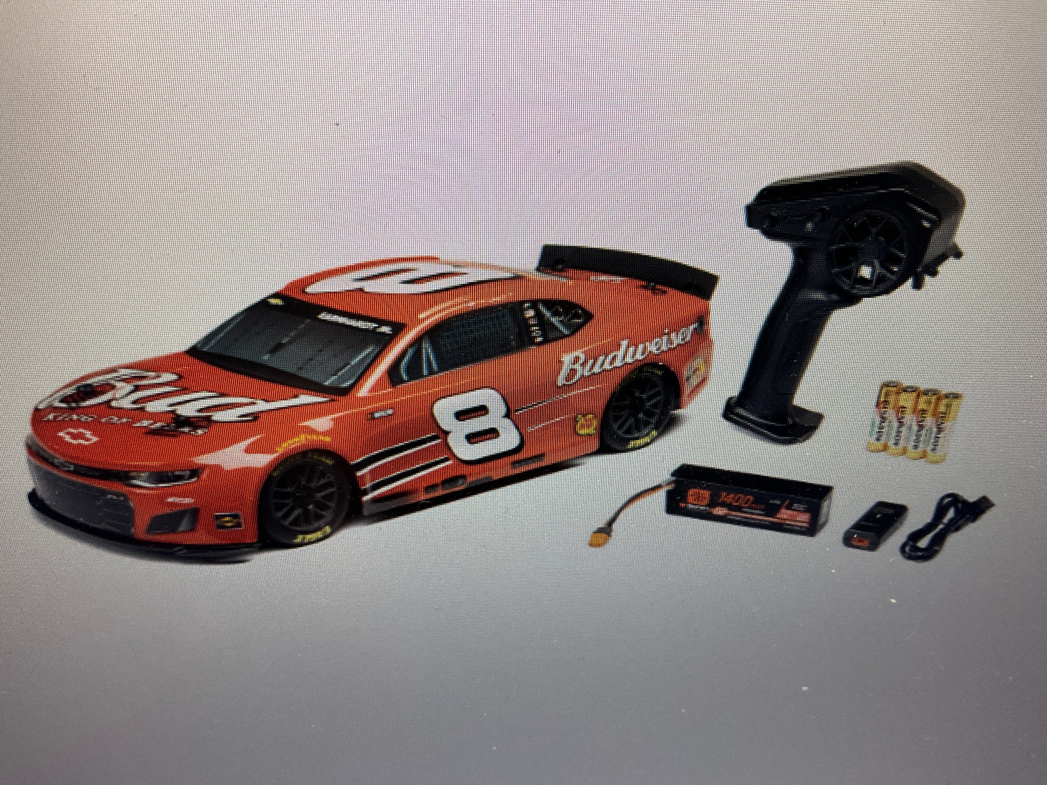 LOSI 1/12 Losi NASCAR Dale Earnhardt Jr. No. 8 Budweiser (Battery &amp; Charger Included)